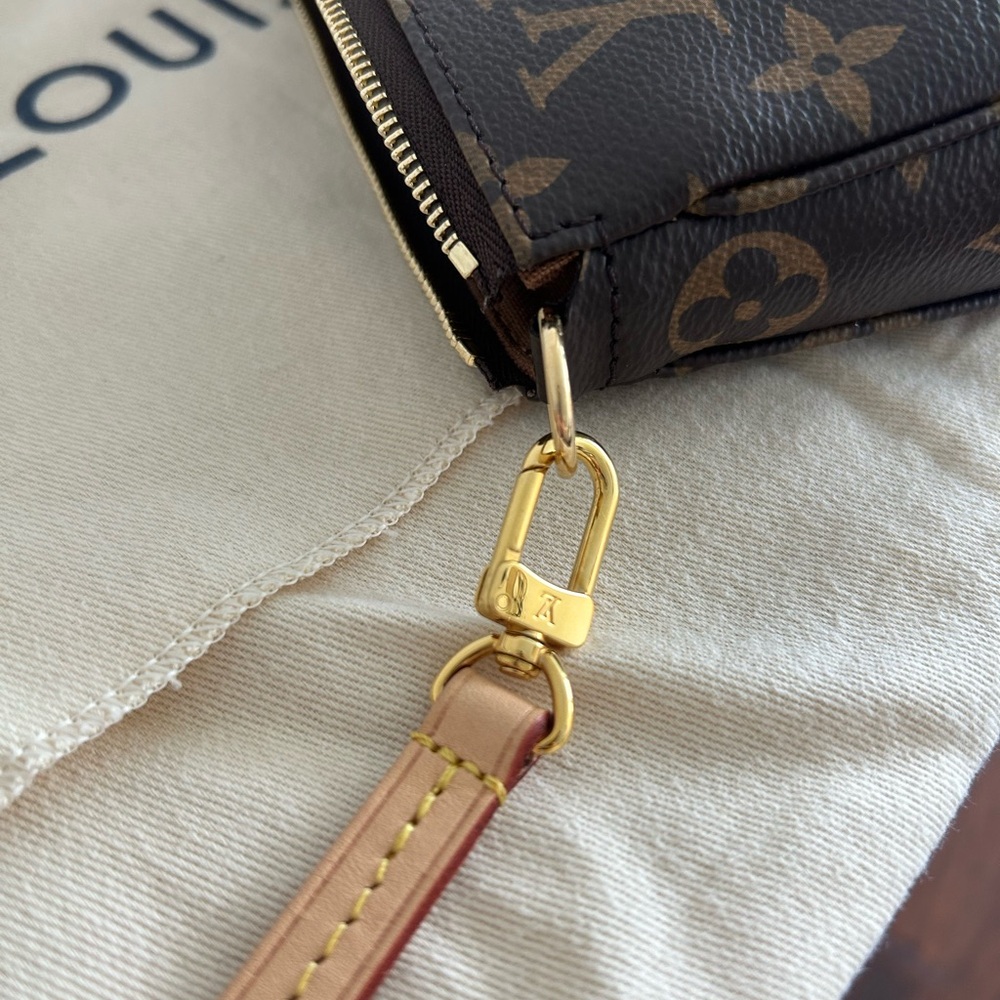 Louis Vuitton Mini Bag in Brown with Gold Accents - Picture 4 of 14